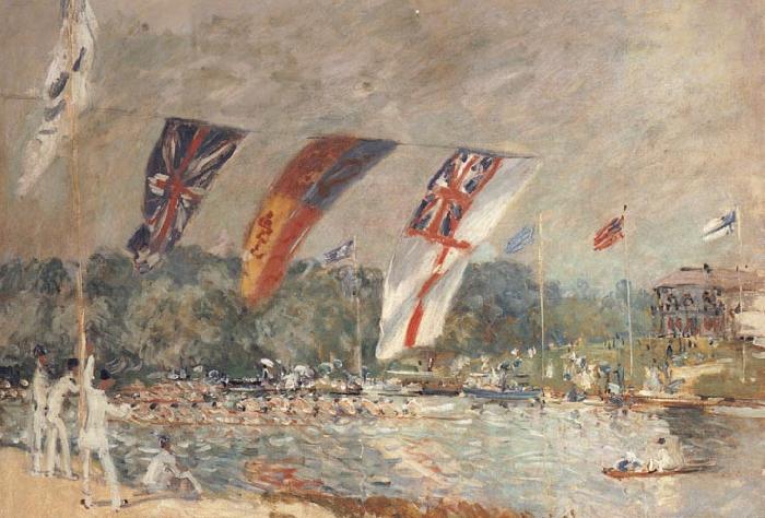 Alfred Sisley Regattas at Molesey oil painting picture